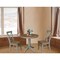 International Concepts Round 36 in Rd Extension Dining Table, 2 X-Back Chairs, Hickory/Stone, 36 W, 48 L, 30.1 in H, Wood K41-36RXT-27B-C613-2 - alternate 3